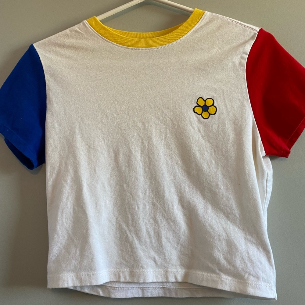 unique cropped vans shirt
